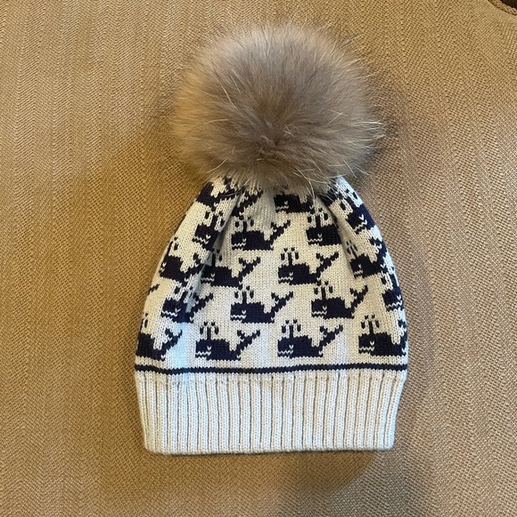 pink pineapple pom pom hat